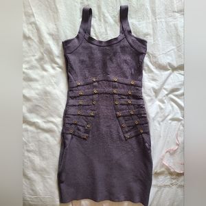 Marciano corseted bandage dress